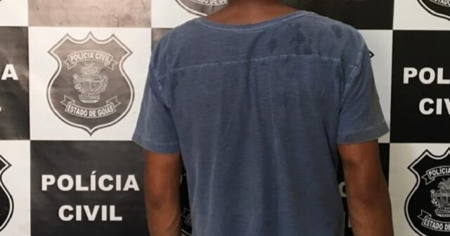 Polícia Civil prende em Pires do Rio, em flagrante delito, suspeito de prática de violência doméstica e posse ilegal de arma de fogo