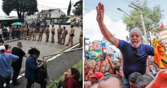 Lula deixa a cela e PF já organiza a sua saída