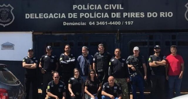 Polícia Civil realiza Operação em Pires do Rio visando reprimir crimes de homicídio e de roubo qualificado