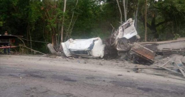 Grave acidente é registrado na GO-213 próximo a Caldas Novas