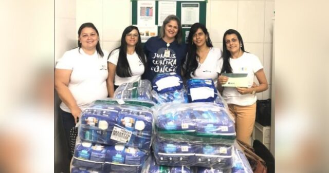 Solidariedade entre Amigos (SEA) realiza doação de fraldas ao Hospital Araújo Jorge em Goiânia
