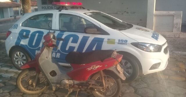 Polícia Militar recupera Motocicleta com registro de Furto/Roubo no município de Nova Aurora