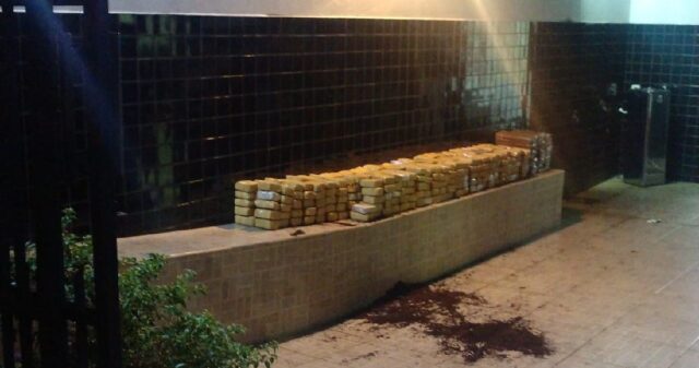 Operação conjunta da PRF e PM resulta na preensão de grande quantidade de drogas e suspeito preso
