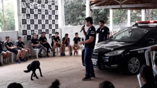 Polícia Civil de Ipameri participa de campanha promovida pelo Conseg contra as drogas