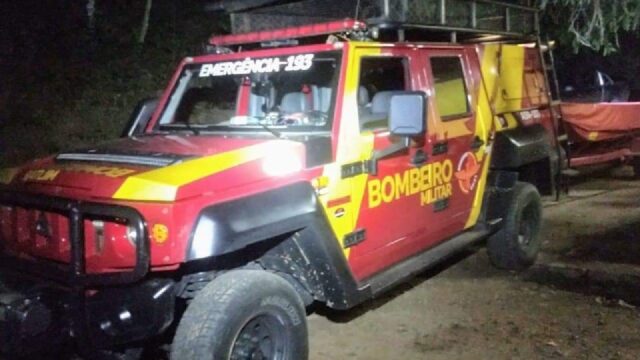 Bombeiros é acionados para resgatar vítima de afogamento no Rio Corumbá