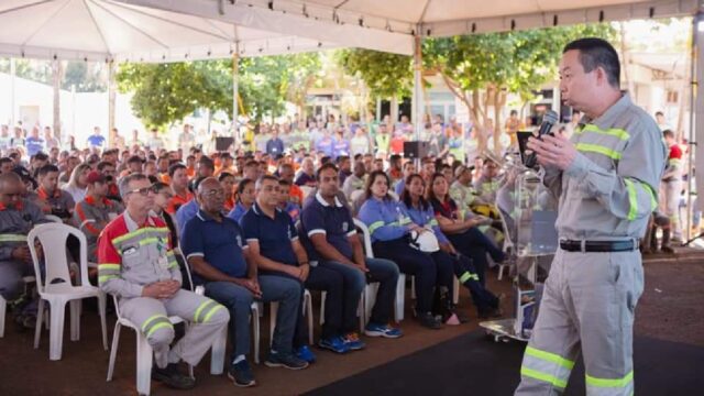 Diretoria do Sindicato Metabase participa da abertura oficial da SIPATMIN na empresa Cmoc Niobras