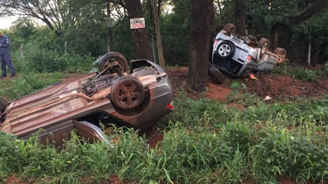 Sete pessoas ficam feridas em acidente na LMG-748 em Araguari