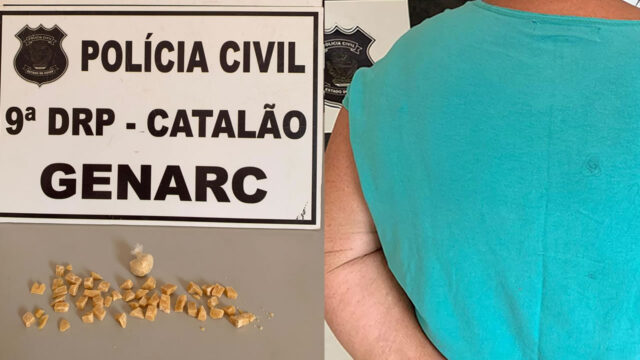 "Tia do Tráfico" é presa novamente pelo Genarc em Catalão