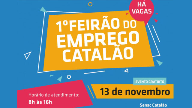 Senac Goiás promove 1º Feirão do Emprego de Catalão