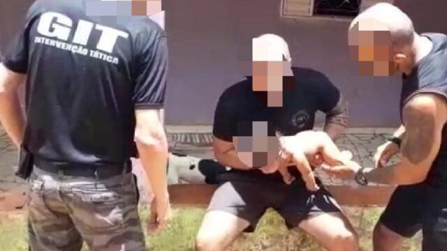 Agentes prisionais são chamados por mãe desesperada e salvam bebê que havia se engasgado em Luziânia