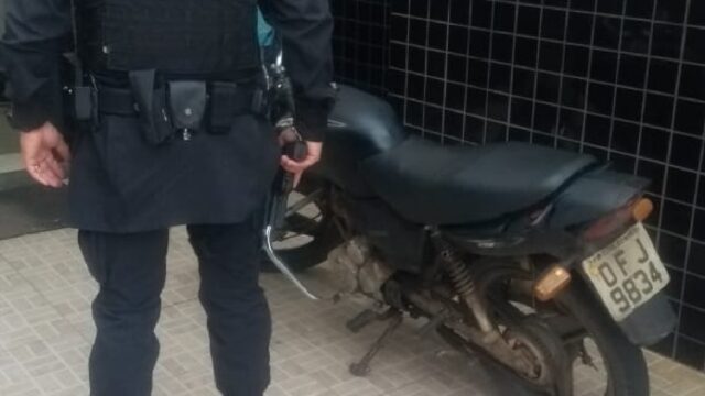 CPR/COD recupera moto roubada durante abordagem no município de Catalão