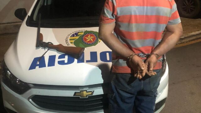 Polícia Militar realiza a prisão de um homem na Zona Rural de Davinópolis suspeito de lesão corporal, ameaça e posse irregular de arma de fogo