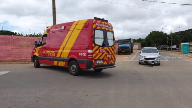 Passageira de mototáxi fica ferida em acidente no centro de Catalão
