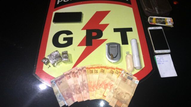 Polícia Militar prende dois suspeito por tráfico de drogas, em Catalão