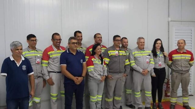 Diretoria do Sindicato Metabase participa da Cerimônia de Posse da CIPAMIN