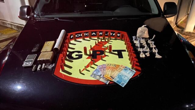 Polícia Militar prende três suspeitos pelo crime de Tráfico De Drogas, em Catalão