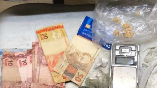 Polícia Militar desmantela mais um ponto de venda de drogas em Pires do Rio