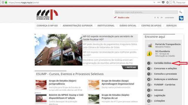 MP-GO passa a emitir certidões eletrônicas gratuitas sobre autos extrajudiciais