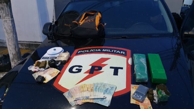 Três suspeitos são presos por trafico de drogas em Catalão