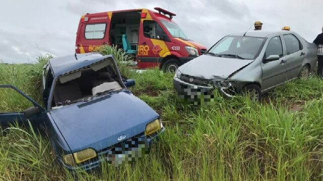 Uma colisão frontal foi registrado na GO-139, entre Caldas Novas é Piracanjuba