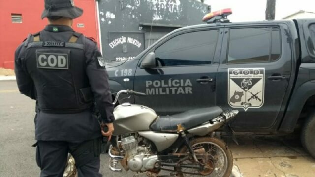 COD recupera veículo roubado e prende indivíduo por receptação no município de Catalão