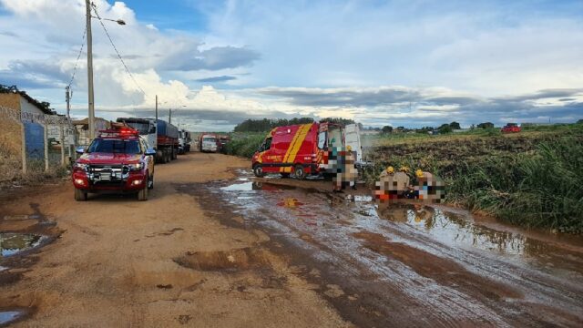 Homem fica ferido após cair de moto ao tentar desviar de buracos em Catalão