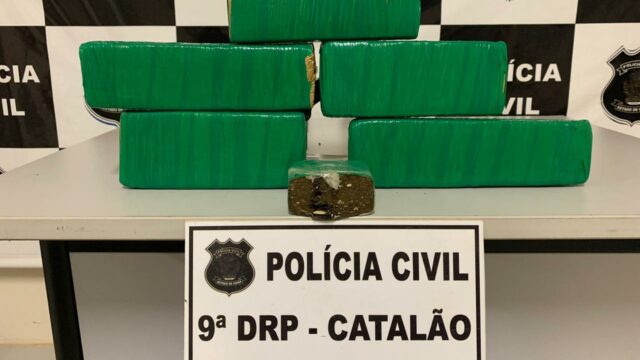 Genarc realiza quinta prisão em flagrante em 15 dias e retira quase 30 kg de drogas das ruas de Catalão