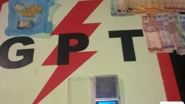 GPT apreende drogas e prende suspeito por tráfico de drogas em Catalão