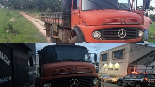 Polícia Civil de Três Ranchos recupera caminhão roubado em MG