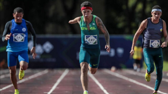 Atleta Catalano Yuri Rodrigues é destaque no Circuito de Brasília nos 100m rasos