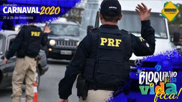 PRF reforça policiamento de olho na segurança dos veículos e na conduta dos motoristas neste carnaval