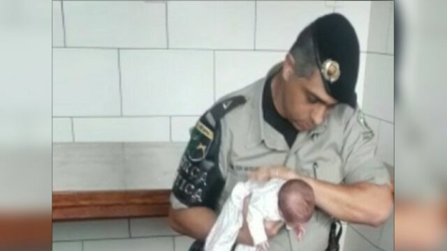 Policial Militar que já trabalhou em Catalão salva bebê de apenas 3 dias de vida após o recém nascido ter engasgado