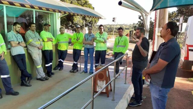 Diretoria do Sindicato Metabase realiza assembleia de elaboração de pauta na empresa Mosaic Misturadora
