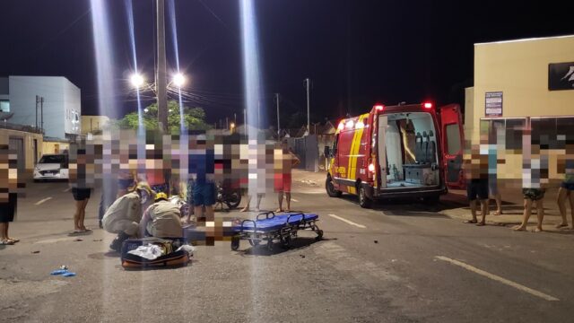 Após bater em motociclista, condutor de veículo foge do local sem prestar socorro em Catalão