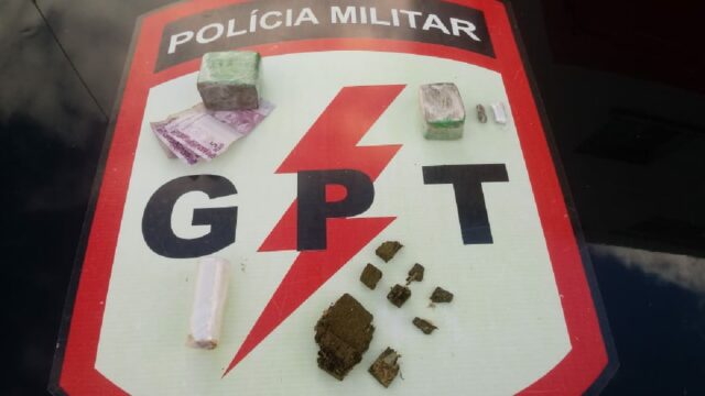 GPT prende jovem suspeito de traficar drogas em Catalão