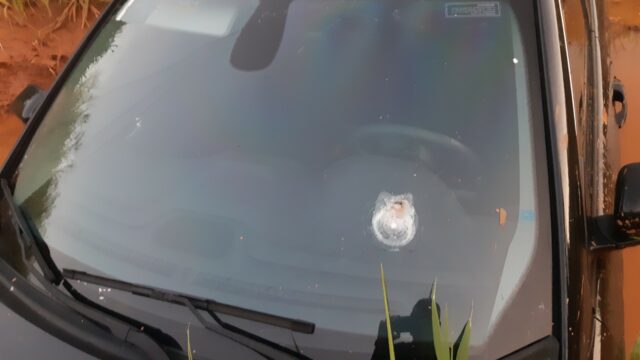 Polícia Rodoviária Federal, registra acidente causado por peça solta na rodovia