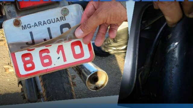 Polícia Militar apreende moto conduzida por menor com sinais de identificação adulterados