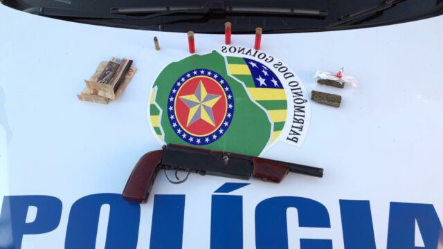 Policiais Militares de Pires do Rio retira arma das ruas durante Operação Segurança em Ação II