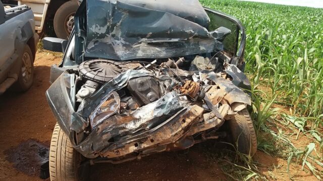 Grave acidente deixa dois feridos na zona rural de Campo Alegre de Goiás