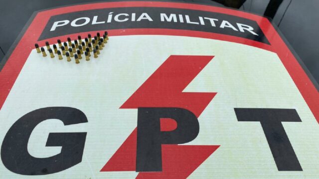 Polícia Militar realiza apreensão de munições