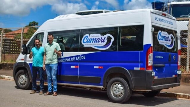 Van 0km adquirida com Recurso Próprio pela Prefeitura é entregue à Secretaria de Saúde de Cumari