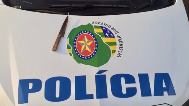 Em Pires do Rio, PM prende homem suspeito de tentativa de feminicídio
