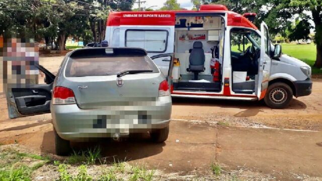 PM prende em flagrante motorista embriagado que causa acidente em Orizona
