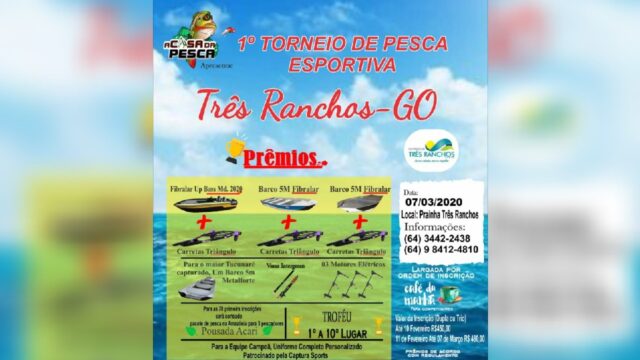 Torneio em Três Ranchos mostra força da pesca esportiva em Goiás