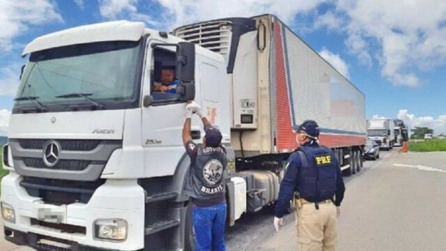 Caminhoneiros serão imunizados contra a gripe nas Brs goianas