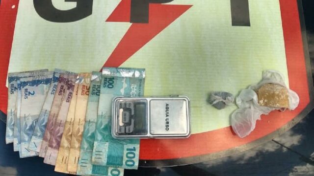 PM prende traficante de drogas em Pires do Rio
