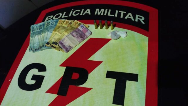 PM prende suspeito por posse de munição de uso permitido em Pires do Rio
