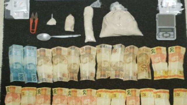 Tático Móvel realiza prisão de suspeito por tráfico de drogas