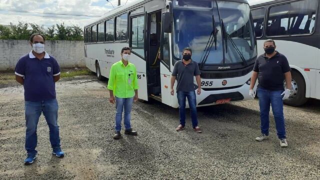 Diretoria do Sindicato Metabase realiza vistoria em ônibus da empresa Transduarte