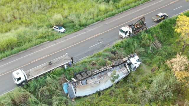 Motorista morre em acidente grave na BR 365 em Uberlândia